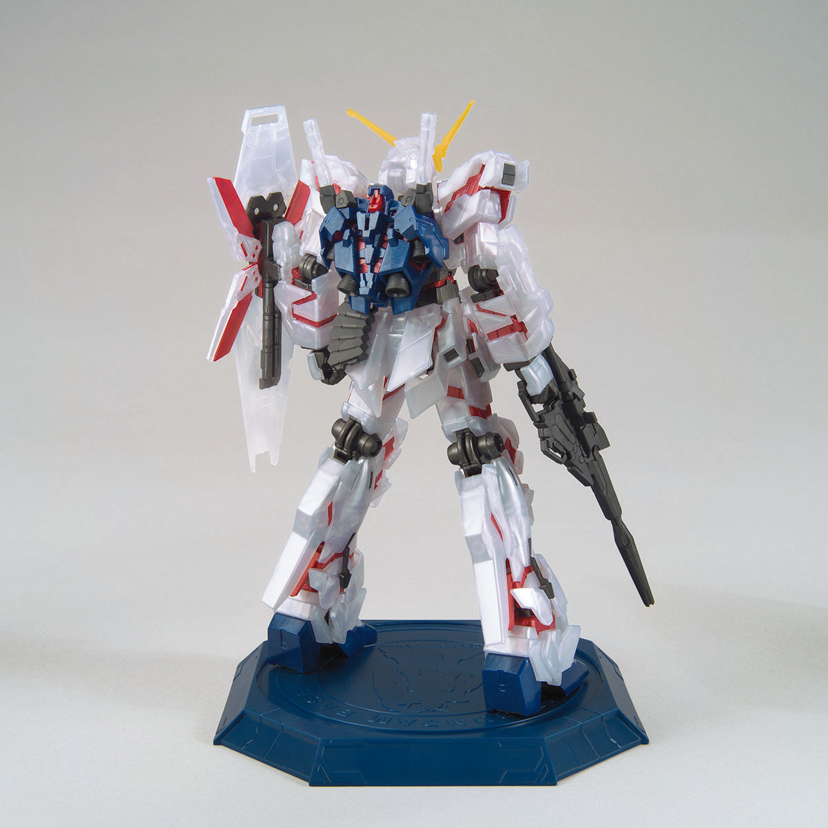 Premium Bandai HG 1/144 THE GUNDAM BASE LIMITED UNICORN GUNDAM DESTROY MODE [METALLIC GROSS INJECTION]