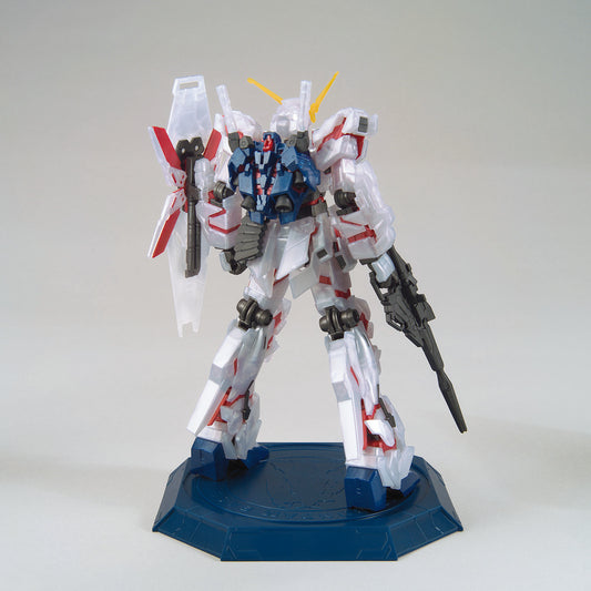 Premium Bandai HG 1/144 THE GUNDAM BASE LIMITED UNICORN GUNDAM DESTROY MODE [METALLIC GROSS INJECTION]