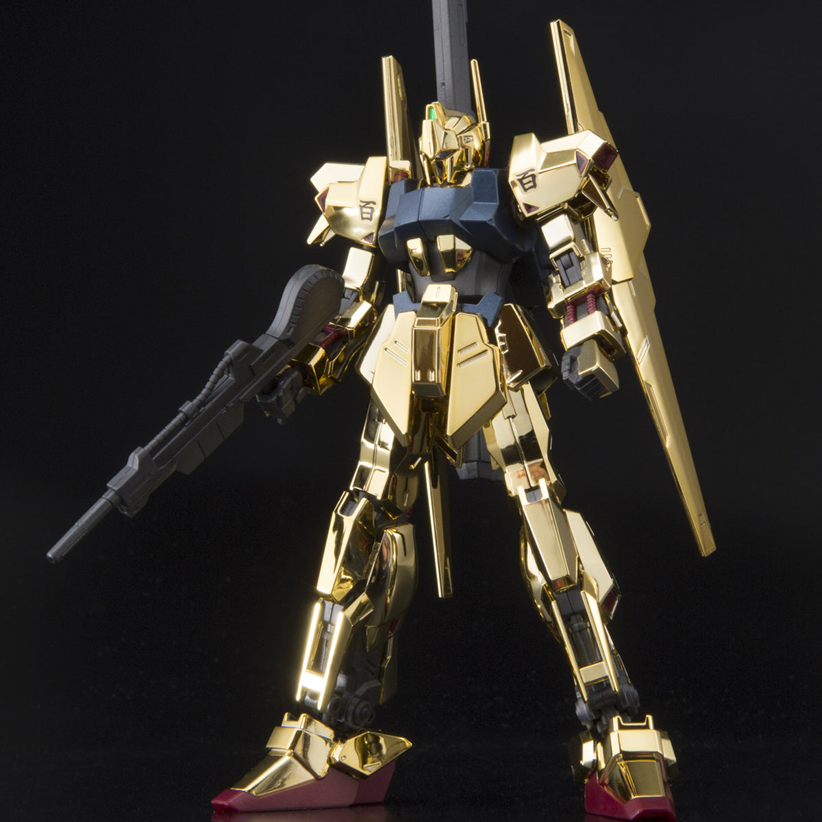 Premium Bandai HG 1/144 THE GUNDAM BASE LIMITED HYAKU-SHIKI [GOLD COATING]