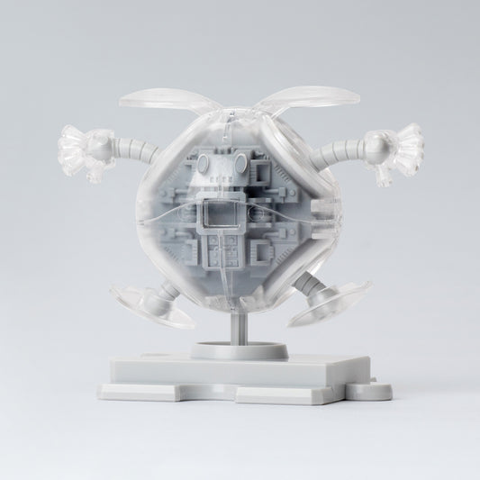 Premium Bandai HAROPLA THE GUNDAM BASE LIMITED HARO [PAINTING MODEL] CLEAR&WHITE
