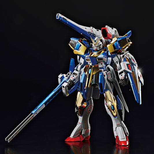 Premium Bandai MG 1/100 THE GUNDAM BASE LIMITED VICTORY TWO ASSAULT BUSTER GUNDAM Ver.Ka [TITANIUM FINISH]