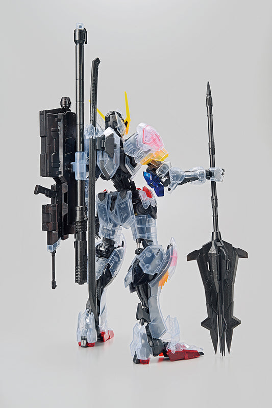 Premium Bandai MG 1/100 THE GUNDAM BASE LIMITED GUNDAM BARBATOS [CLEAR COLOR]