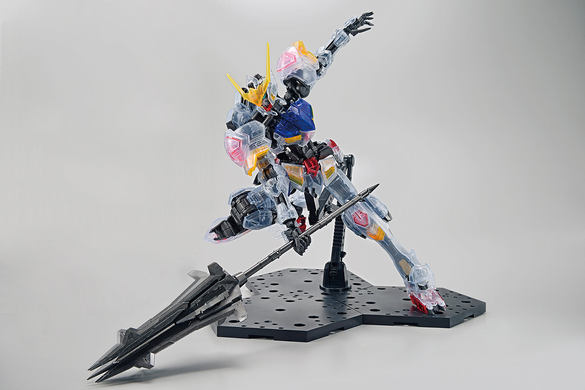 Premium Bandai MG 1/100 THE GUNDAM BASE LIMITED GUNDAM BARBATOS [CLEAR COLOR]