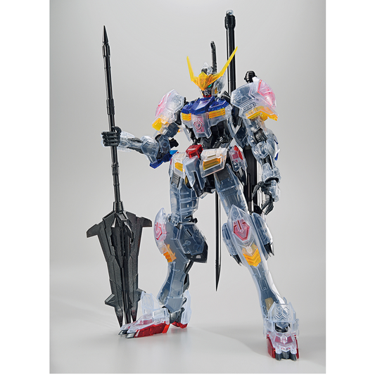 Premium Bandai MG 1/100 THE GUNDAM BASE LIMITED GUNDAM BARBATOS [CLEAR COLOR]