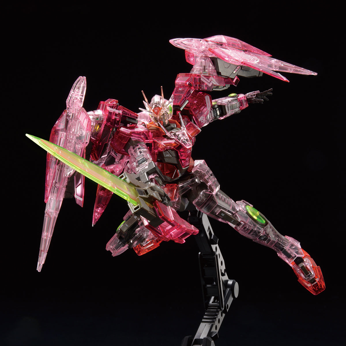 Premium Bandai RG 1/144 THE GUNDAM BASE LIMITED 00-RAISER [TRANS-AM CLEAR]
