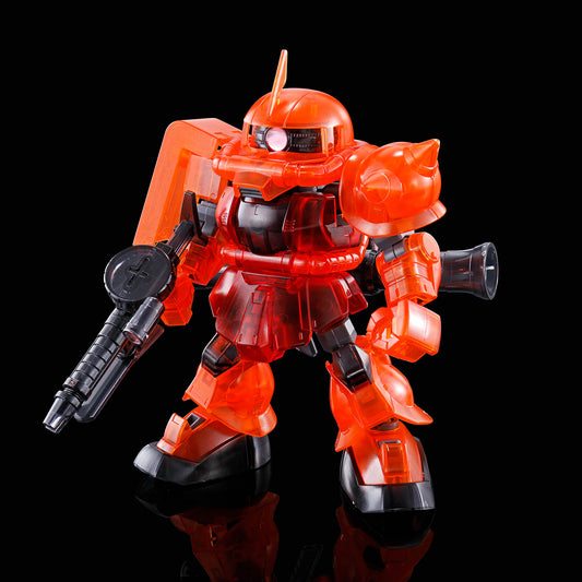 Premium Bandai SD GUNDAM CROSS SILHOUETTE MS-06S ZAKUII (CROSS SILHOUETTE FRAME Ver.) [CLEAR COLOR]