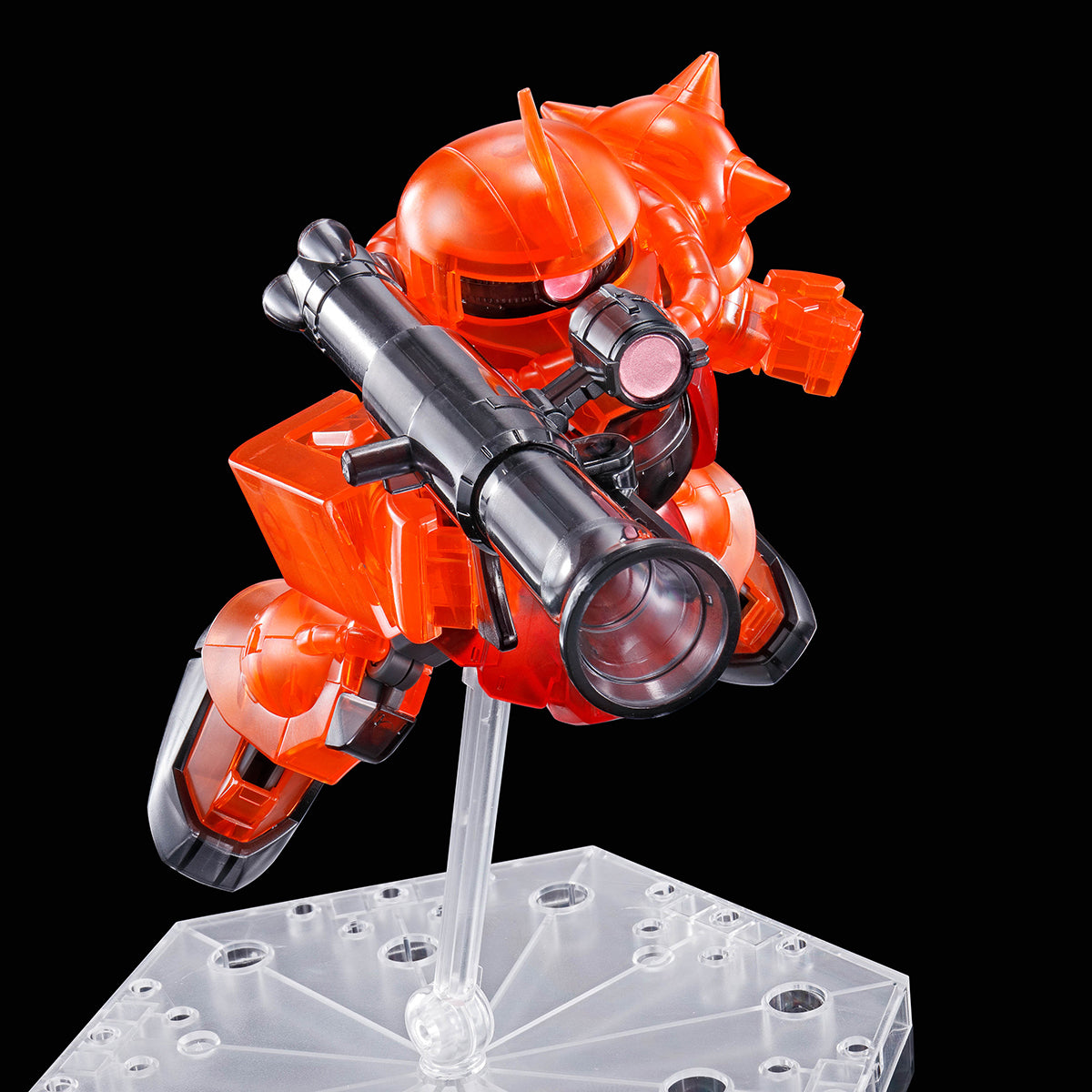 Premium Bandai SD GUNDAM CROSS SILHOUETTE MS-06S ZAKUII (CROSS SILHOUETTE FRAME Ver.) [CLEAR COLOR]