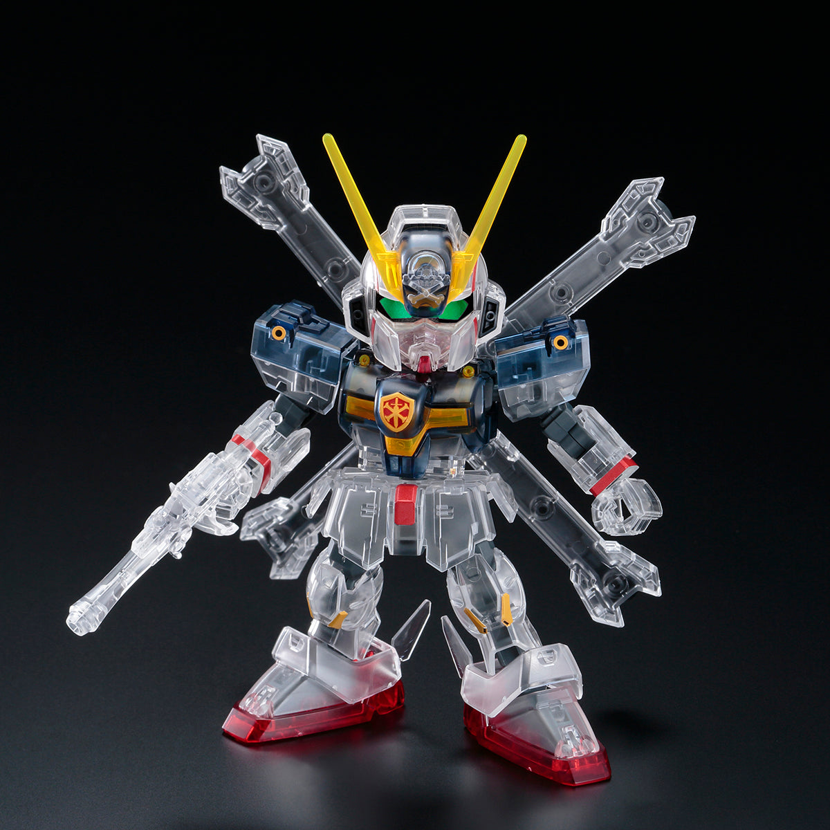 Premium Bandai SD GUNDAM CROSS SILHOUETTE CROSSBONE GUNDAM X1 (CROSS SILHOUETTE FRAME Ver.) [CLEAR COLOR]