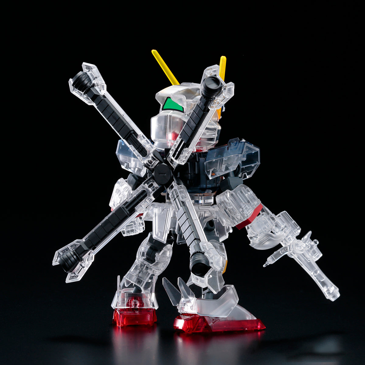 Premium Bandai SD GUNDAM CROSS SILHOUETTE CROSSBONE GUNDAM X1 (CROSS SILHOUETTE FRAME Ver.) [CLEAR COLOR]