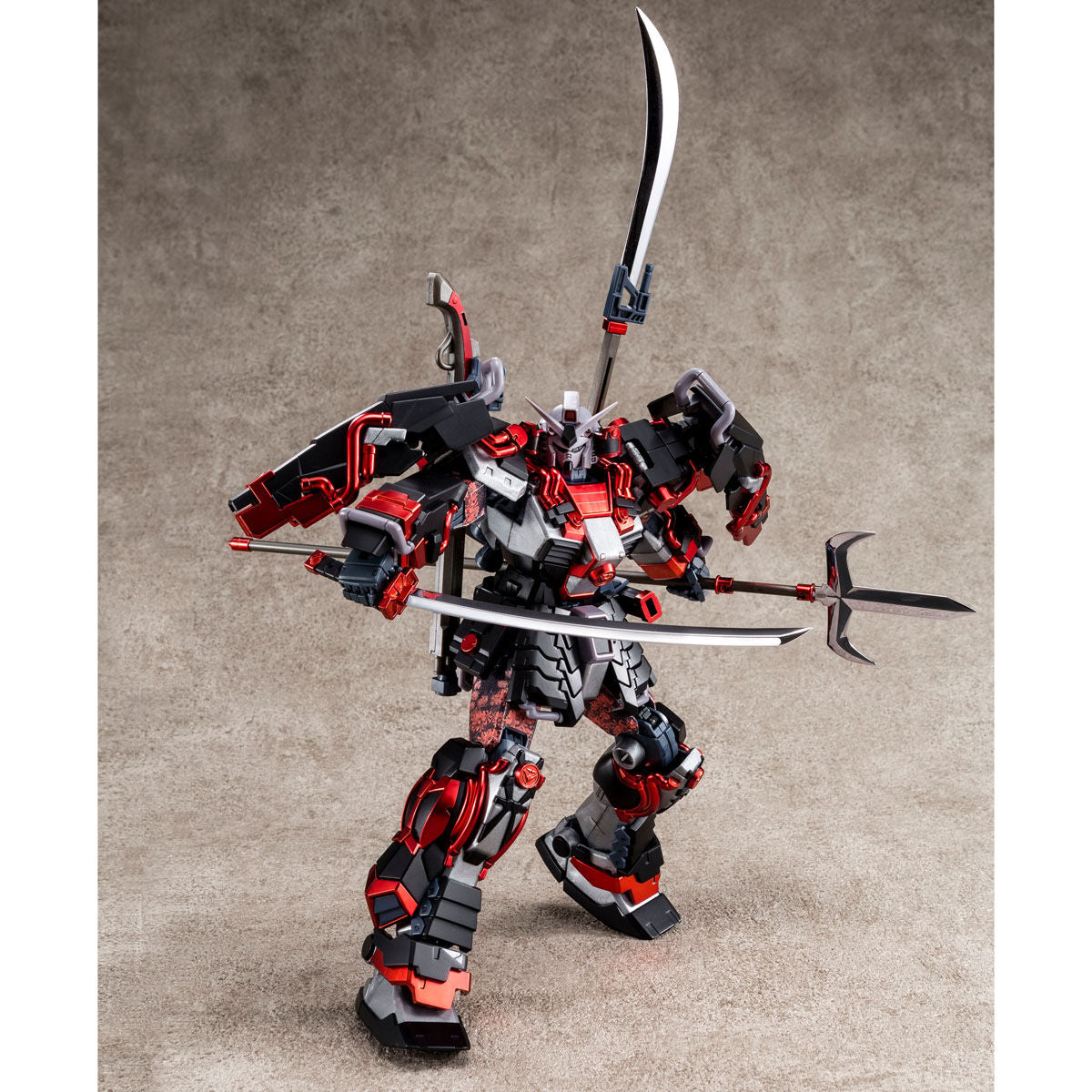 P-Bandai MG 1/100 Shin Musha Gundam Sengoku No Jin Black Robe Large Armor