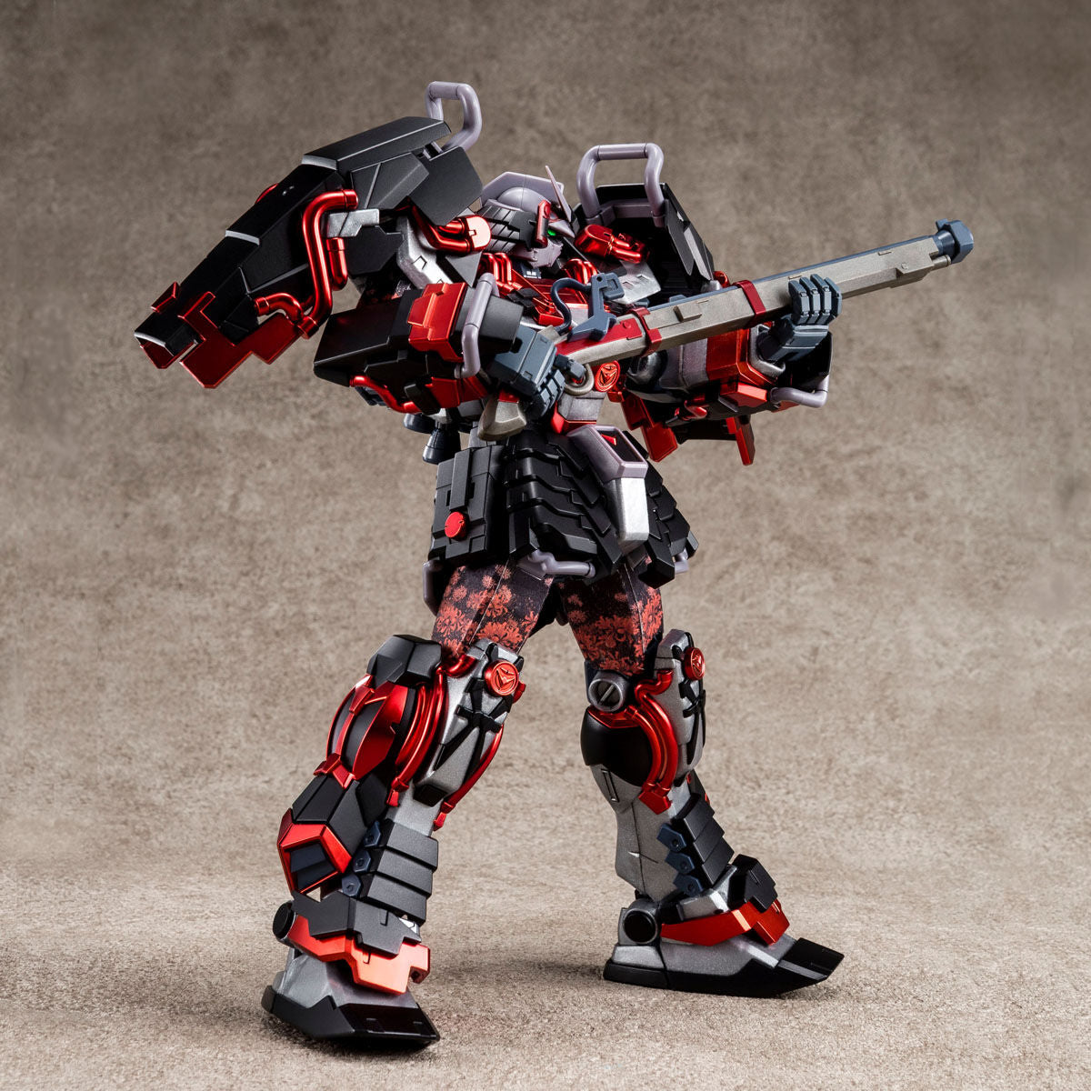 P-Bandai MG 1/100 Shin Musha Gundam Sengoku No Jin Black Robe Large Armor