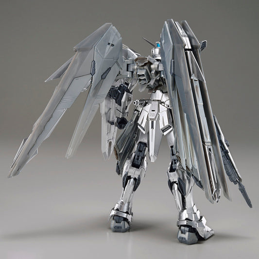 Premium Bandai MG 1/100 THE GUNDAM BASE LIMITED FREEDOM GUNDAM Ver. 2.0 [SILVER COATING]