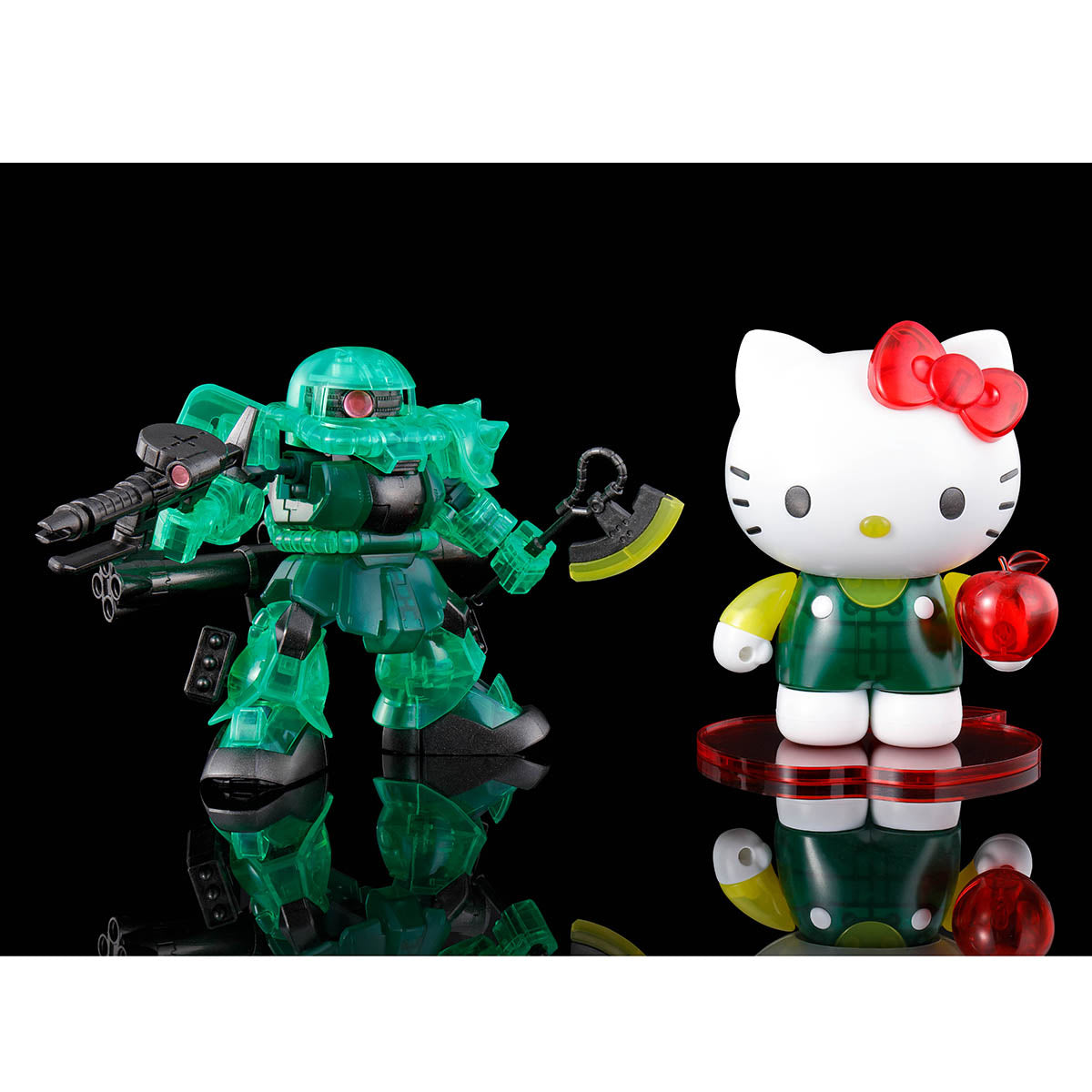 Premium Bandai HELLO KITTY / ZAKU II [SD GUNDAM CROSS SILHOUETTE] [CLEAR COLOR]