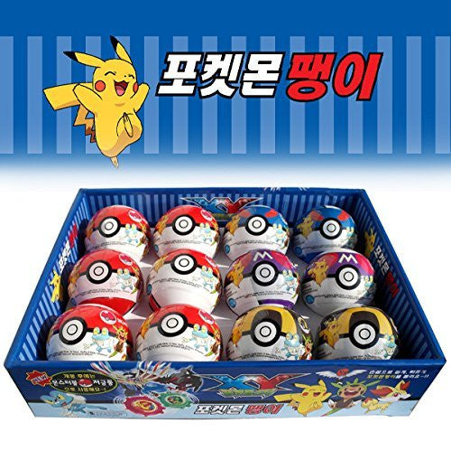 Pocketmonster Monster Ball Pocketmon Figure w/suction -random 1pc