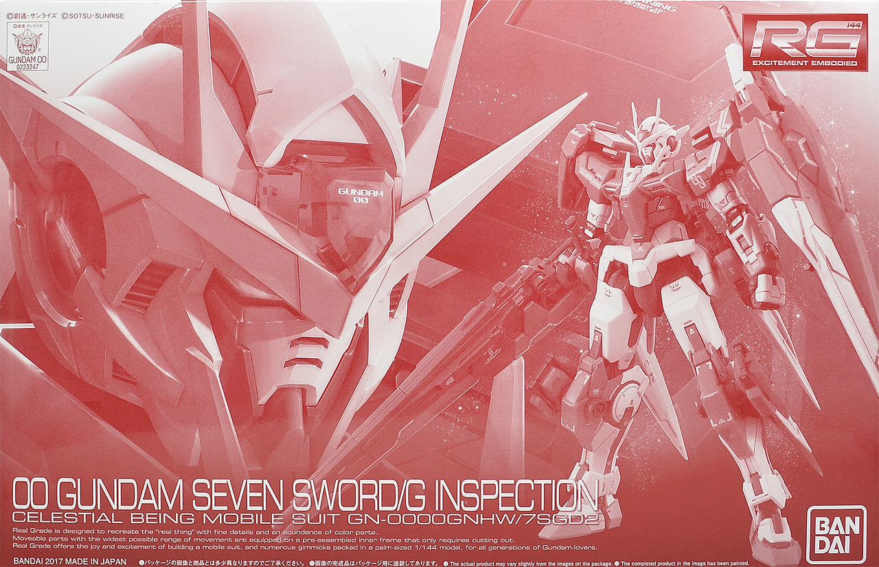 P-Bandai RG 1/144 00 Seven Sword/G Inspection