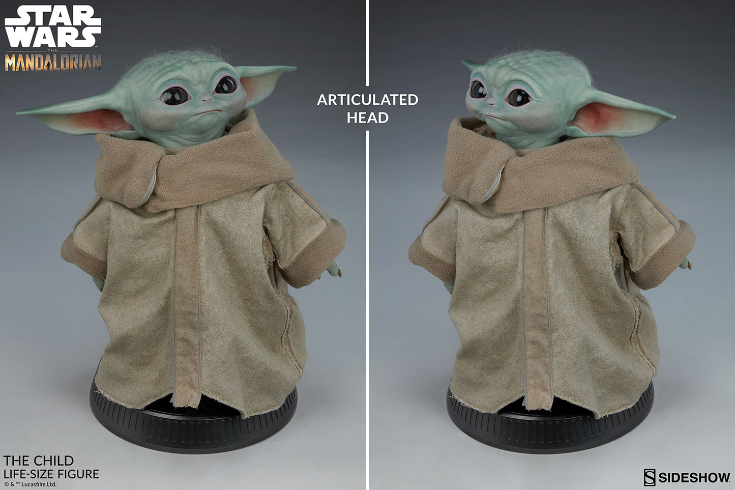 The Child - The Mandalorian - Life-Size Scale Figure Sideshow Collectibles