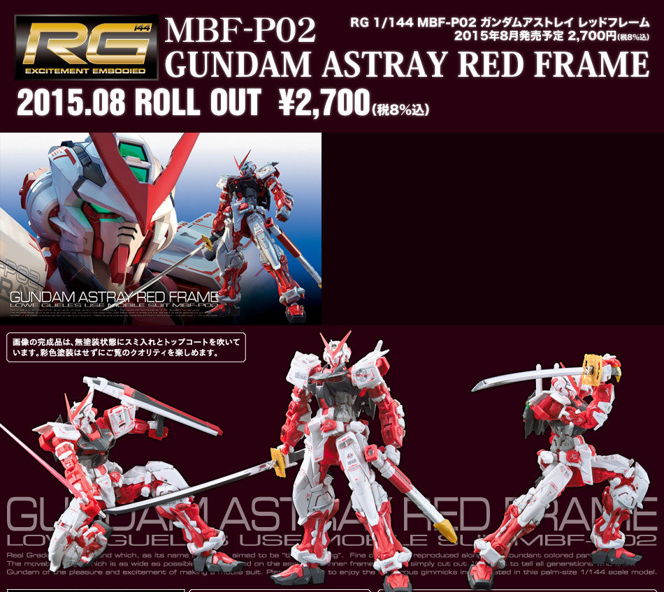 RG 1/144 #19 Gundam Astray Red Frame