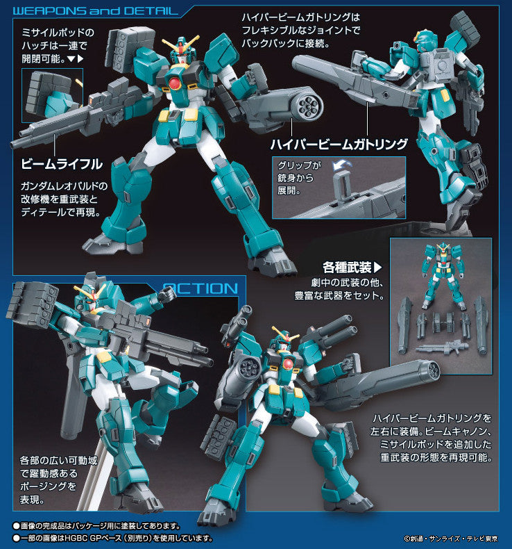 HGBF 1/144 Gundam Leopard Da Vinci