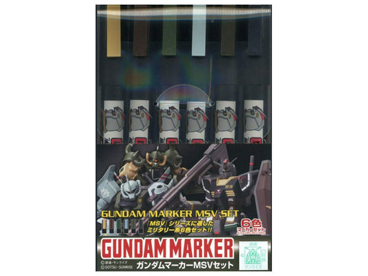 GUNDAM MARKER MSV SET