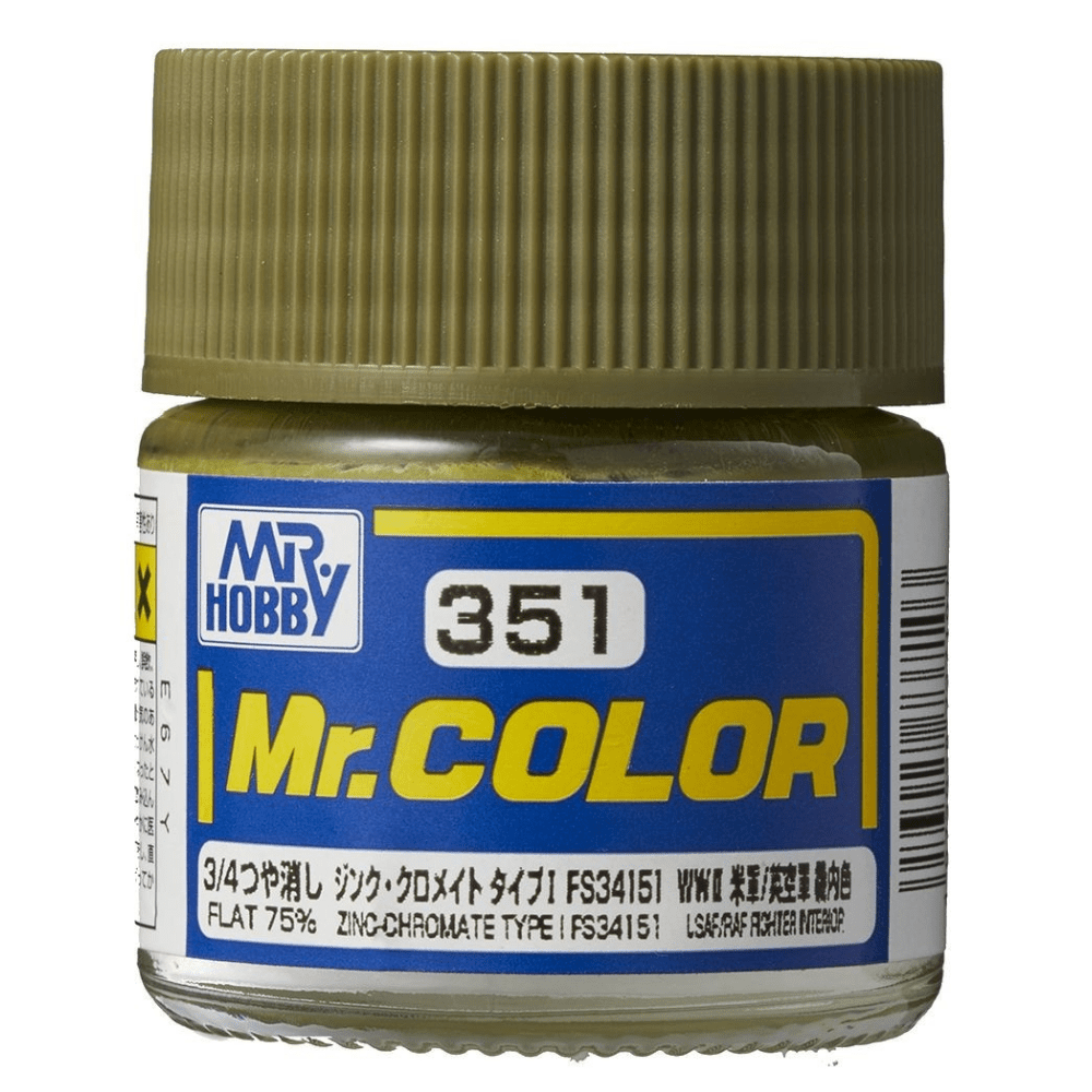 Mr. Color 351 Zinc-Chromate Type FS34151 [US army/airforce aircraft in ...