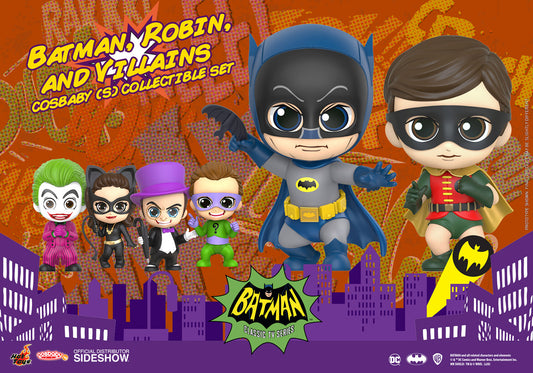 Cosbaby Batman, Robin, and Villains - Batman TV Series - Cosbaby Series
