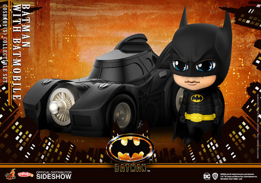 Cosbaby Batman with Batmobile - Batman (1989) - Cosbaby Series