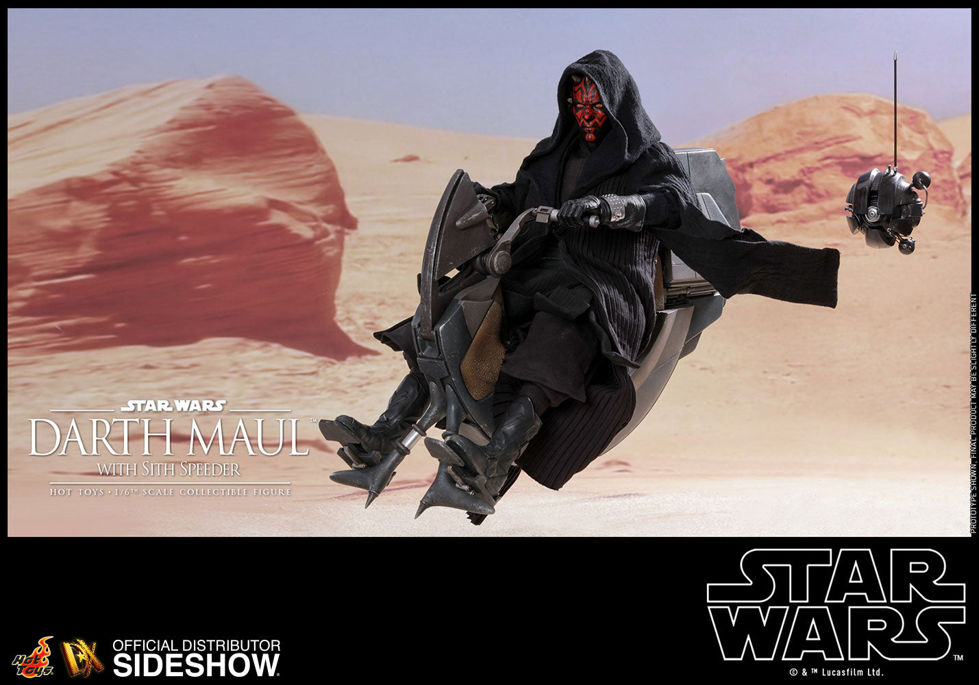Darth Maul with Sith Speeder Sixth Scale Figure (Hot Toys)