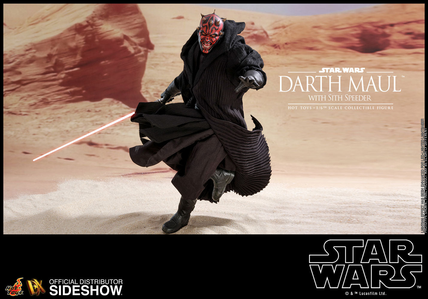 Darth Maul with Sith Speeder Sixth Scale Figure (Hot Toys)
