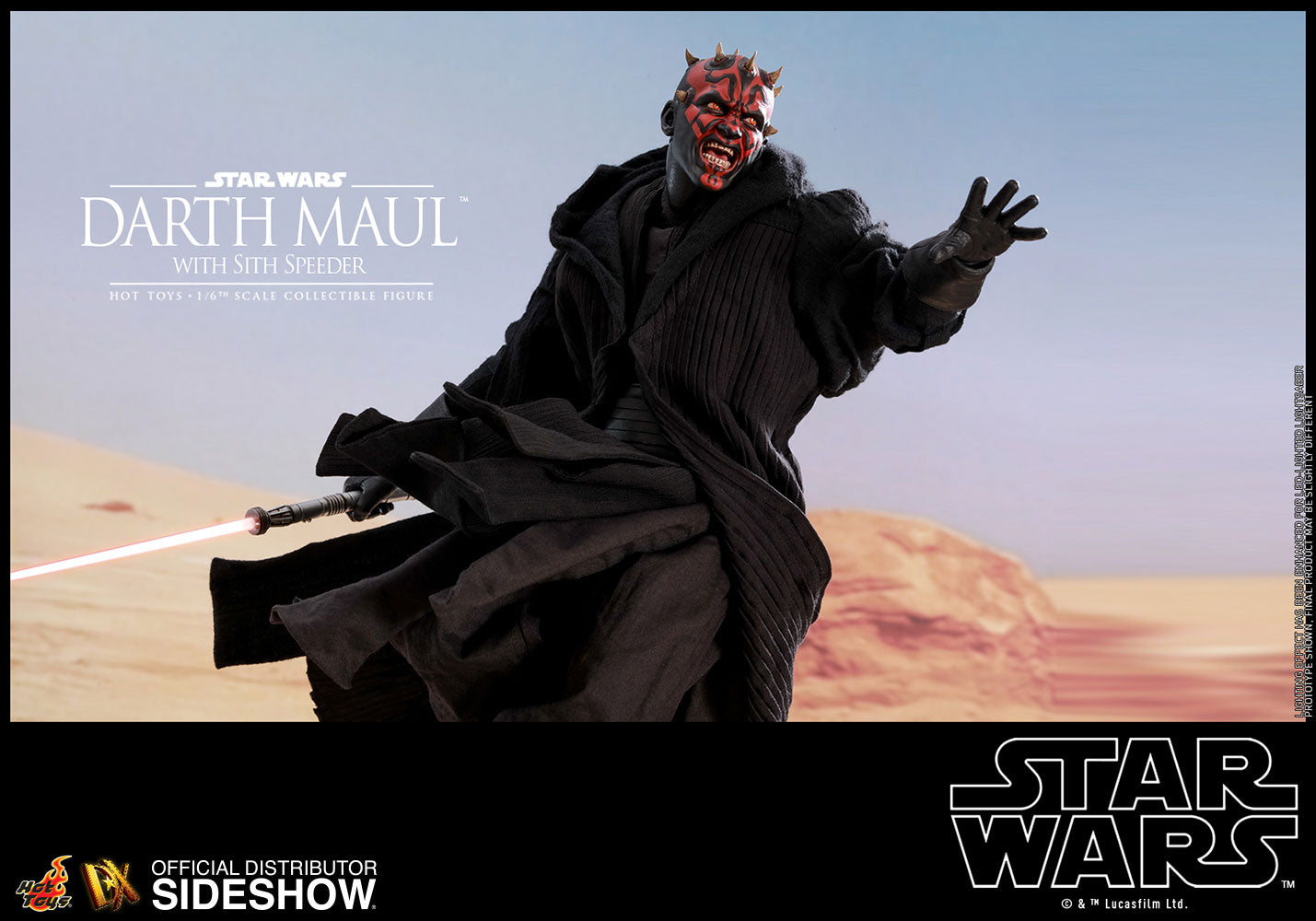 Darth Maul with Sith Speeder Sixth Scale Figure (Hot Toys)