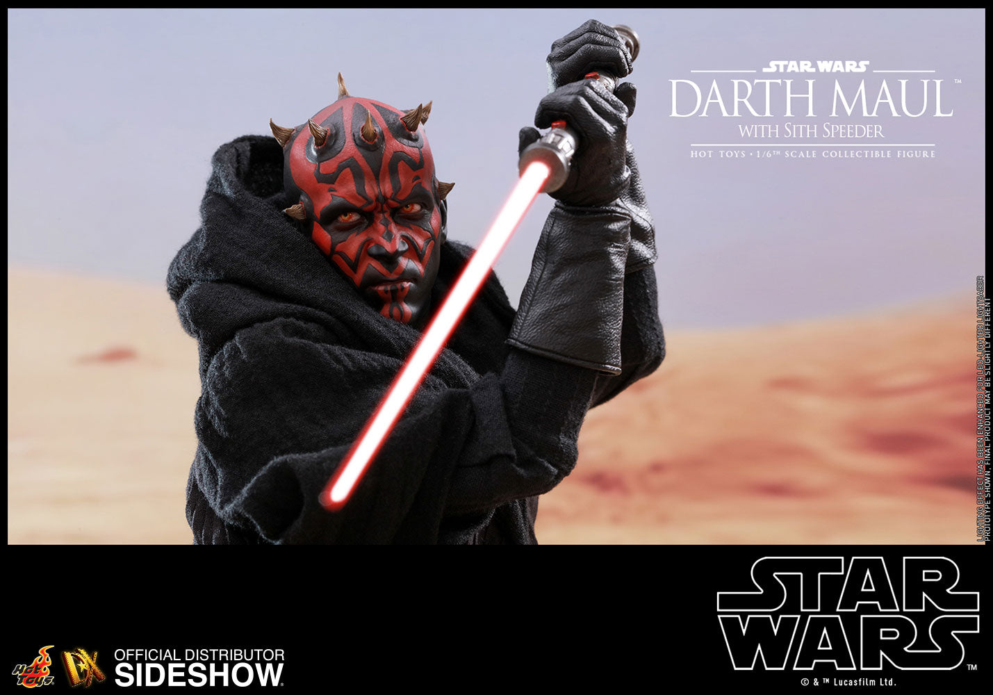Darth Maul with Sith Speeder Sixth Scale Figure (Hot Toys)