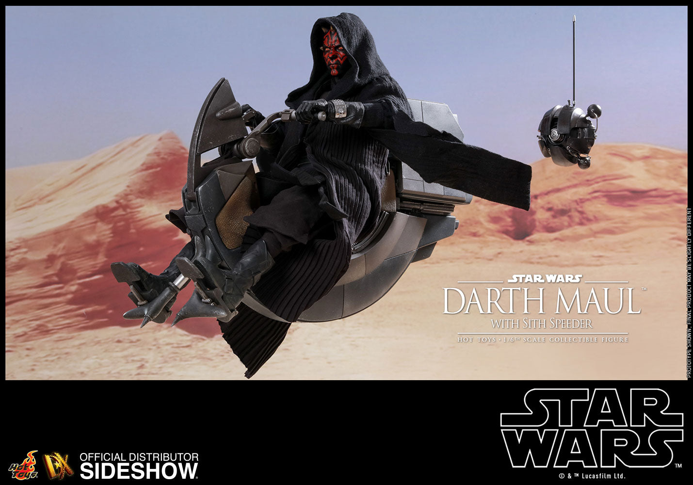 Darth Maul with Sith Speeder Sixth Scale Figure (Hot Toys)