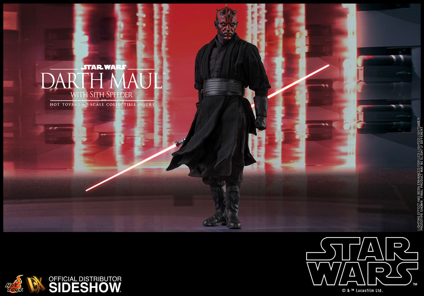 Darth Maul with Sith Speeder Sixth Scale Figure (Hot Toys)