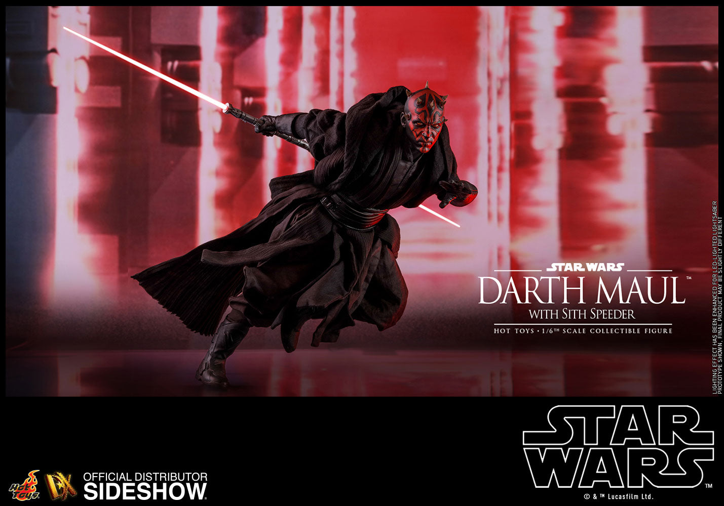 Darth Maul with Sith Speeder Sixth Scale Figure (Hot Toys)