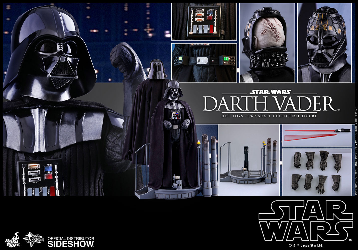 Darth Vader Sixth Scale Figure - Episode V Hot Toys