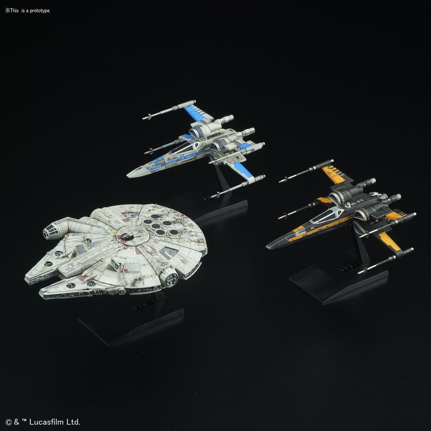 Bandai Star Wars 1/144 & 1/350 Scale - Resistance Vehicle Set