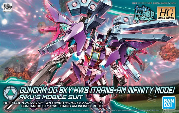 HG 1/144 Gundam 00 Sky HWS [Trans-Am Infinity mode] – R4LUS