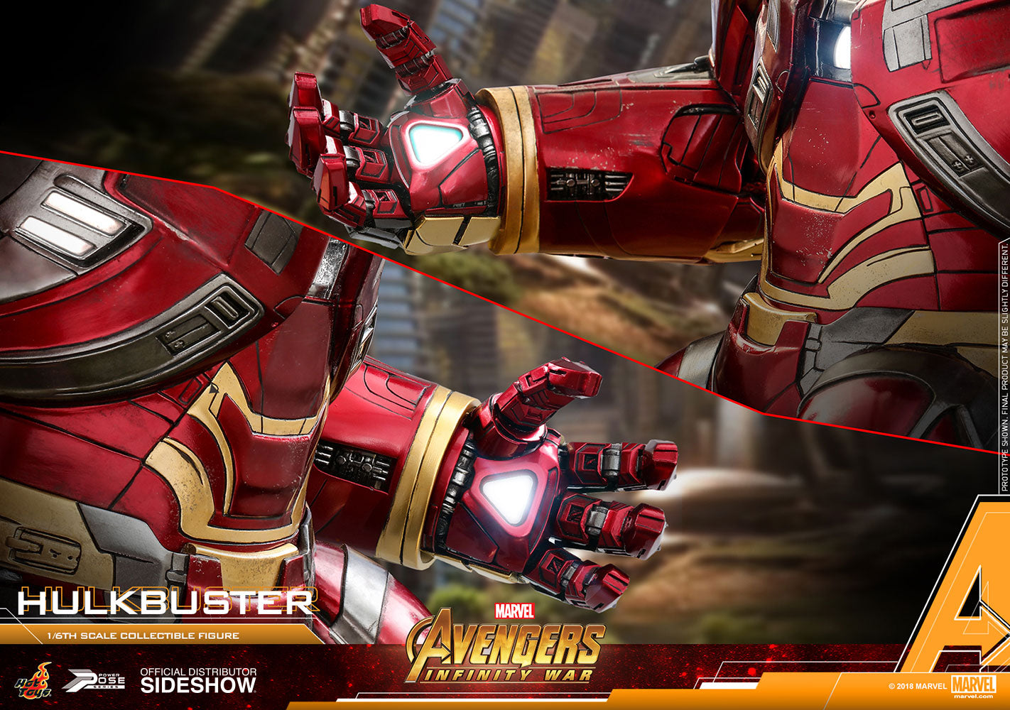 Hulkbuster Power Pose Sixth Scale Figure Hot Toys