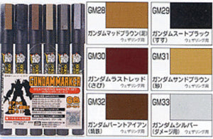 Gundam Marker Set Weathering