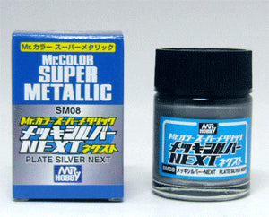 Mr. Color SM08 Plate Silver NEXT Metallic