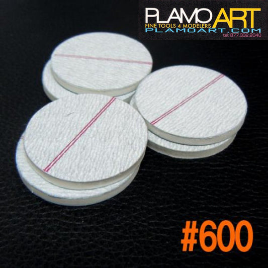 Mini Sand Stick Circle #600 (6 pcs)  PLAMO ART