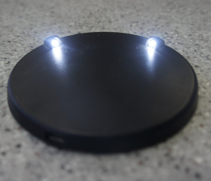 White LED Base w/ USB cable and Batteries