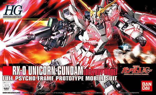 HGUC 1/144 #100 RX-0 Unicorn Gundam [Destroy Mode]