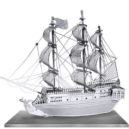 Black Pearl 3D Laser Cut Model