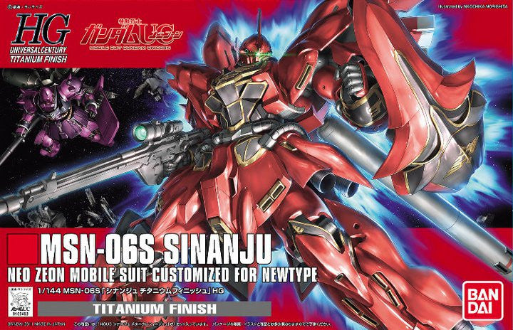 HG 1/144 MSN-06S Sinanju Titanium Finish