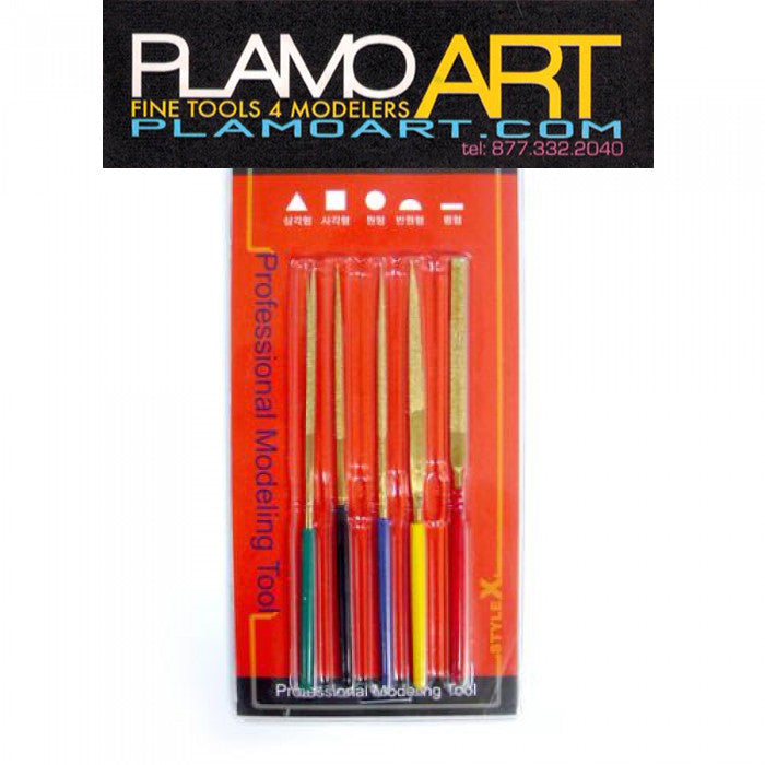 Mini Diamond File Stick Set (5 Style) PLAMO ART