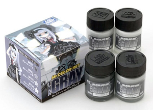 Mr. Color Set: The Gray Mr. Hobby