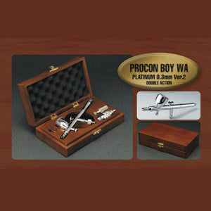 Mr. Procon Boy WA Platinum Double Action Type (Wood Case) 0.3mm Mr.Hobby