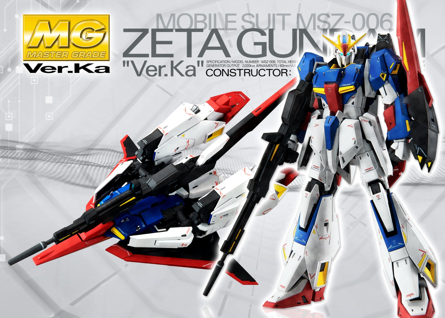 MG 1/100 ZETA GUNDAM Ver.Ka – R4LUS