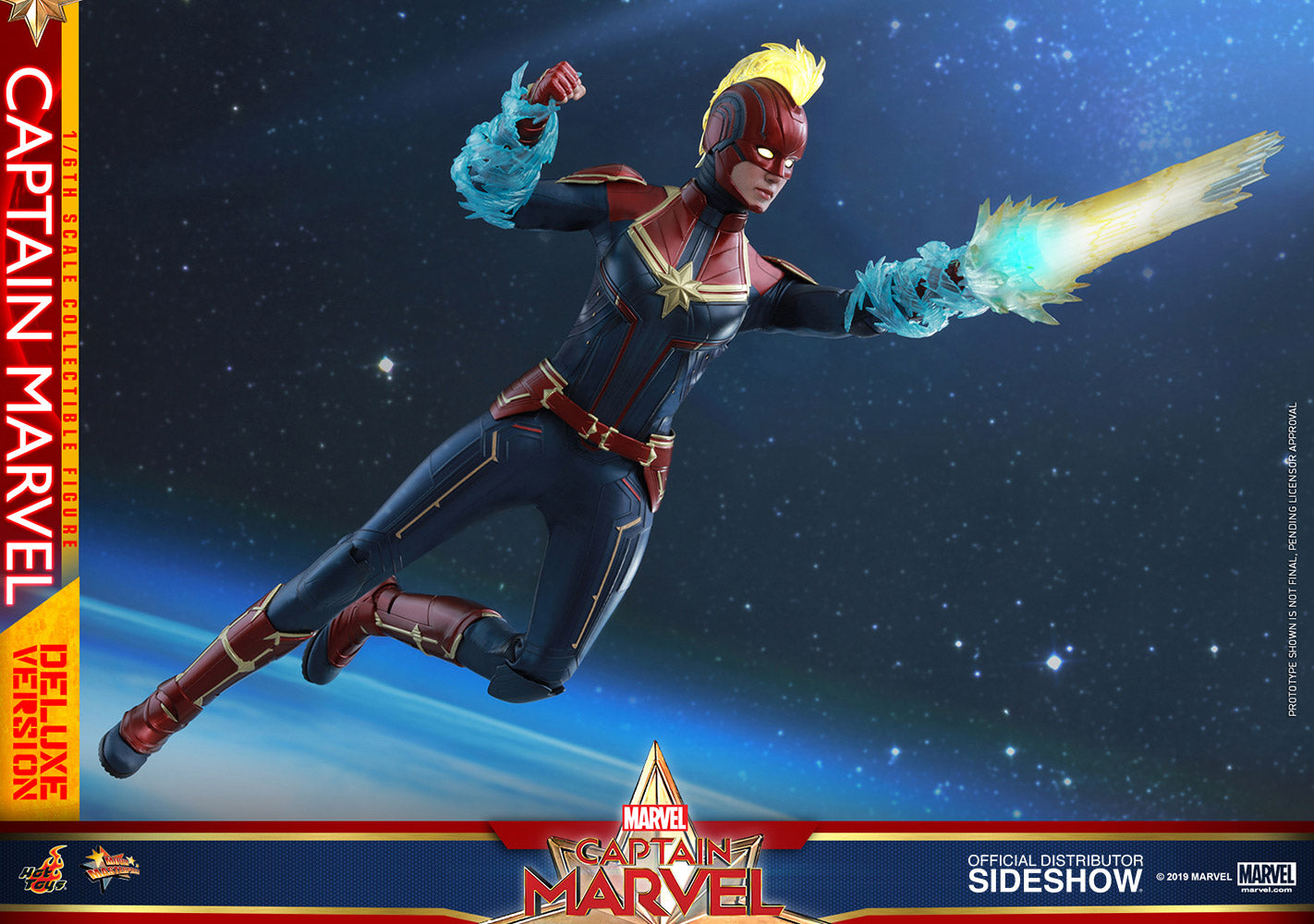 Captain Marvel Deluxe Version - Marvel's Captain Marvel - Sixth Scale Figure by Hot Toys