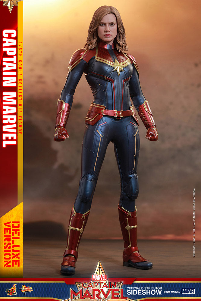 Captain Marvel Deluxe Version - Marvel's Captain Marvel - Sixth Scale Figure by Hot Toys